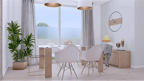 dining room 3d model skp