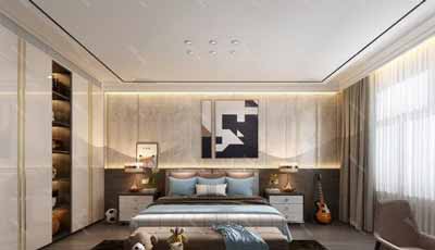 modern style bedroom interior scene 001 3d model max