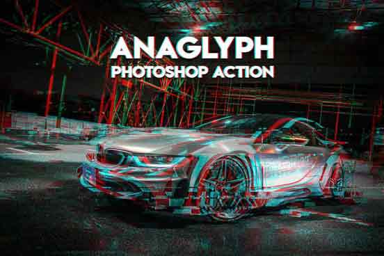 Anaglyph Photoshop Action