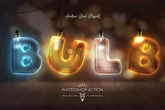 Light Bulb - Photoshop Action
